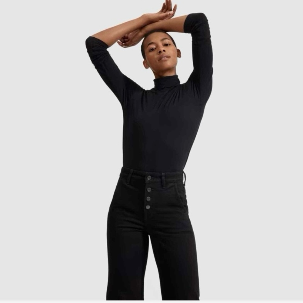 Everlane The Wide Leg Jean Black Size 29